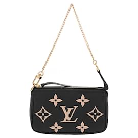 Louis Vuitton-Louis Vuitton Monogram Empreinte Mini Pochette Accessoires-Black