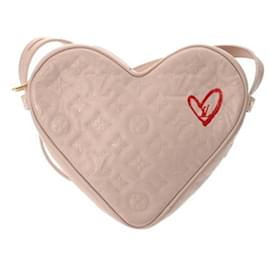 Louis Vuitton-Louis Vuitton Monogram Sac Cool Fall in Love Pattern Shoulder Bag-Pink