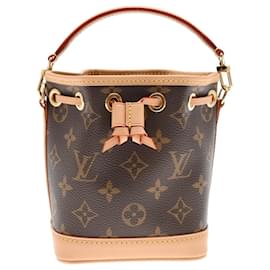 Louis Vuitton-Louis Vuitton Monogram Nano Noe Shoulder Bag-Brown