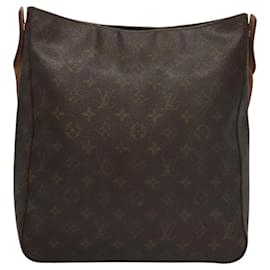 Louis Vuitton-LOUIS VUITTON Monogram Looping GM Shoulder Bag M51145 LV Auth bs24439-Monogram