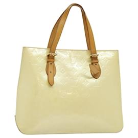 Louis Vuitton-LOUIS VUITTON Monogram Vernis Brentwood Shoulder Bag Perle M91512 LV Auth 119439-Other