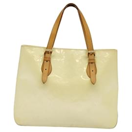 Louis Vuitton-LOUIS VUITTON Monogram Vernis Brentwood Shoulder Bag Perle M91512 LV Auth 119439-Other