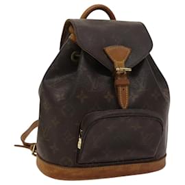 Louis Vuitton-LOUIS VUITTON Monogram Montsouris PM Backpack M51137 LV Auth ar13461-Monogram