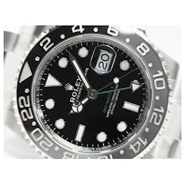 Rolex-ROLEX GMT MasterII gray/ black bezel 126710GRNR Oyster Bracelet '25 purchased Mens-Silvery