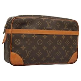 Louis Vuitton-LOUIS VUITTON Monogram Compiegne 28 Clutch Bag M51845 LV Auth 119755-Monogram