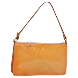 Louis Vuitton-LOUIS VUITTON Vernis Lexington Pouch Marshmallow Pink M91057 LV Auth ep8666-Other