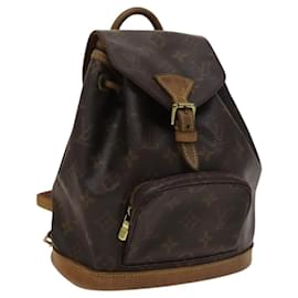 Louis Vuitton-LOUIS VUITTON Sac à dos Monogram Montsouris PM M51137 LV Auth BA1236-Monogramme