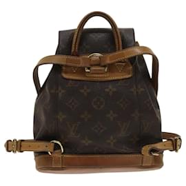 Louis Vuitton-LOUIS VUITTON Sac à dos Monogram Montsouris PM M51137 LV Auth BA1236-Monogramme