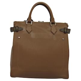 Louis Vuitton-LOUIS VUITTON Sac Tote Monogram Avane Cuir Marron M50146 LV Auth bs24690-Marron,Monogramme
