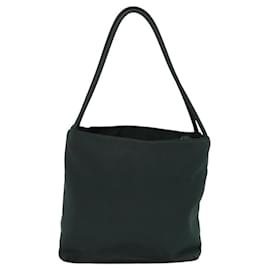 Prada-PRADA Sac à épaule en nylon kaki argent authentique bs24792-Argenté,Kaki