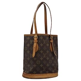 Louis Vuitton-LOUIS VUITTON Sac à épaule Monogram Bucket PM M42238 LV Auth am8090-Monogramme