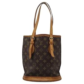Louis Vuitton-LOUIS VUITTON Sac à épaule Monogram Bucket PM M42238 LV Auth am8090-Monogramme