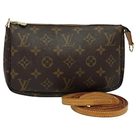 Louis Vuitton-LOUIS VUITTON Pochette Accessoires Monogram Pouch M51980 LV Auth 119523-Monogramme