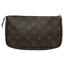 Louis Vuitton-LOUIS VUITTON Pochette Accessoires Monogram Pouch M51980 LV Auth 119523-Monogramme