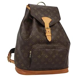 Louis Vuitton-LOUIS VUITTON Sac à dos Monogram Montsouris GM M51135 LV Auth 116365-Monogramme
