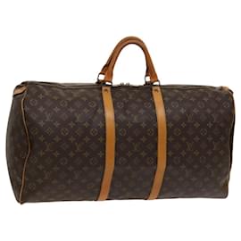 Louis Vuitton-LOUIS VUITTON Monogram Keepall 60 Sac de Boston M41422 LV Auth 119380-Monogramme