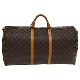 Louis Vuitton-LOUIS VUITTON Monogram Keepall 60 Sac de Boston M41422 LV Auth 119380-Monogramme