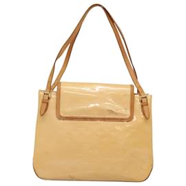Louis Vuitton-LOUIS VUITTON Vernis Biscayne Bay GM Sac Rose Marshmallow M91284 LV Auth 118449-Autre