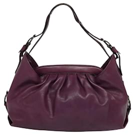 Fendi-Sac à épaule FENDI en cuir violet Auth bs24768-Violet