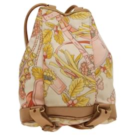 Loewe-Sac à épaule LOEWE en toile beige doré Auth BA1186-Beige,Doré