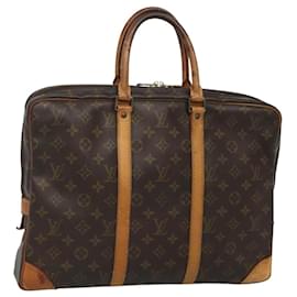 Louis Vuitton-LOUIS VUITTON Monogram Porte Documents Voyage Sac de Voyage Professionnel M52005 Auth 119403-Monogramme