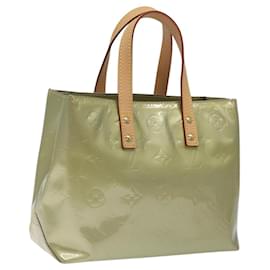 Louis Vuitton-LOUIS VUITTON Monogram Vernis Reade PM Sac à main Gris M91145 LV Auth 120063-Gris