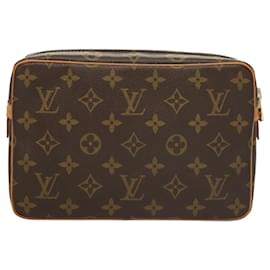 Louis Vuitton-LOUIS VUITTON Monogram Compiegne 23 Clutch Bag M51847 LV Auth 119710-Monogram