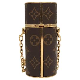 Louis Vuitton-Étui à rouge à lèvres Monogram LOUIS VUITTON Poche cosmétique MP2406 LV Auth 120235-Monogramme