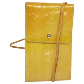 Louis Vuitton-LOUIS VUITTON Portefeuille Walker Monogram Vernis Beige M91074 LV Auth th5910-Beige