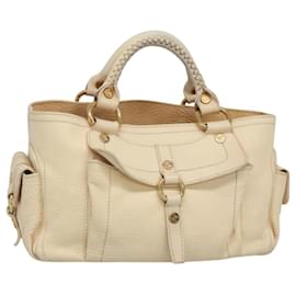 Céline-Sac à main Boogie bag en cuir beige Auth bs24744-Beige