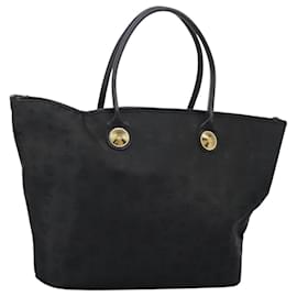 MCM-Sac fourre-tout MCM en nylon noir Auth bs24480-Noir
