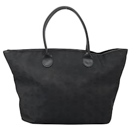 MCM-Sac fourre-tout MCM en nylon noir Auth bs24480-Noir
