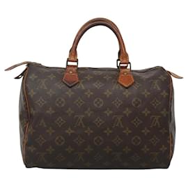 Louis Vuitton-LOUIS VUITTON Sac à main Monogram Speedy 30 M41526 LV Auth 119528-Monogramme