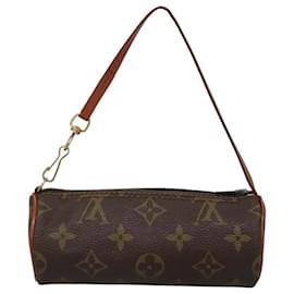 Louis Vuitton-LOUIS VUITTON Monogram Papillon Pouch LV Auth 120088-Monogram