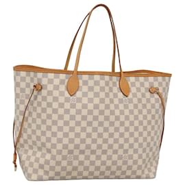 Louis Vuitton-LOUIS VUITTON Sac Tote Neverfull GM Damier Azur N41360 LV Auth 120145-Autre