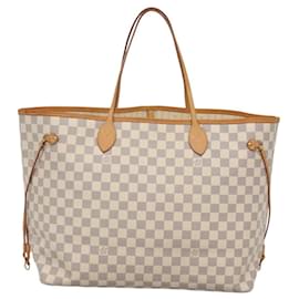 Louis Vuitton-LOUIS VUITTON Sac Tote Neverfull GM Damier Azur N41360 LV Auth 120145-Autre