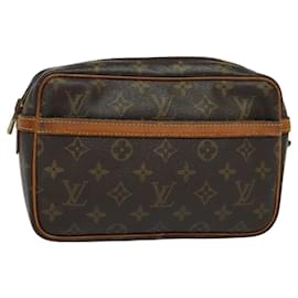Louis Vuitton-LOUIS VUITTON Pochette Compiegne 23 M51847 Auth LV 119618-Monogramme