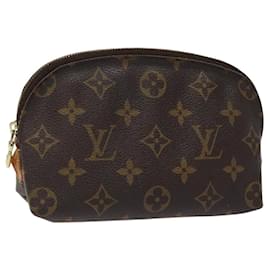 Louis Vuitton-LOUIS VUITTON Pochette Cosmétique Monogram PM Poche Cosmétique M47515 LV Auth 118416-Monogramme