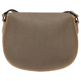 Christian Dior-Sac à épaule en toile Trotter Christian Dior beige Auth BA1174-Beige