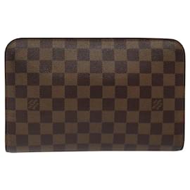 Louis Vuitton-LOUIS VUITTON Pochette Saint Louis Damier Ebene N51993 LV Auth bs24512-Autre