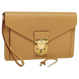 Louis Vuitton-LOUIS VUITTON Epi Série Dragonne Sac à Main Beige LV Auth ep8695-Beige
