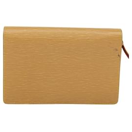 Louis Vuitton-LOUIS VUITTON Epi Série Dragonne Sac à Main Beige LV Auth ep8695-Beige