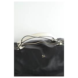 Lancel-Sac de voyage en cuir-Noir