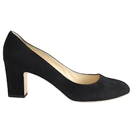 Jimmy Choo-Talons en daim-Noir