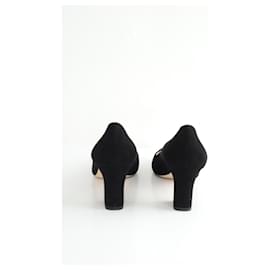 Jimmy Choo-Talons en daim-Noir