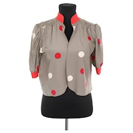 Balenciaga-Veste en soie-Gris