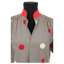Balenciaga-Veste en soie-Gris