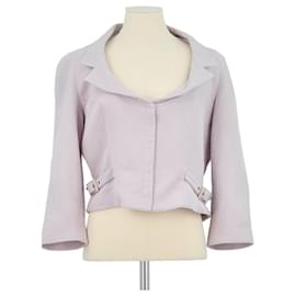 Thierry Mugler-Veste en laine-Violet