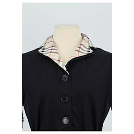 Burberry-Robe en coton-Noir