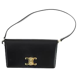 Céline-Sac à main en cuir-Noir